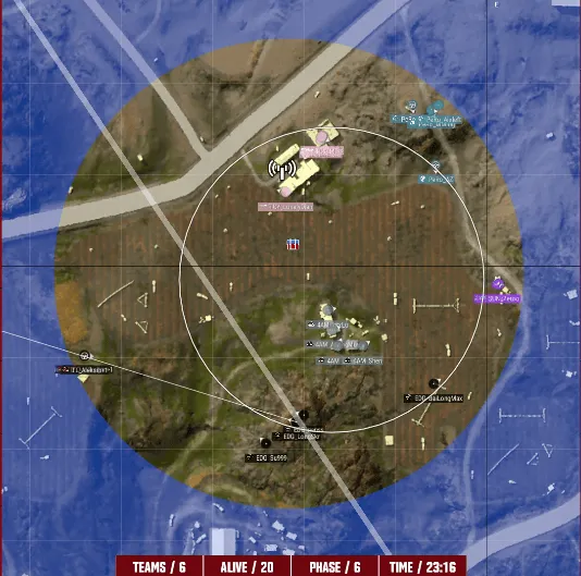 PCL秋季赛周中赛W2D3R5：4AM吃鸡，单局12淘汰