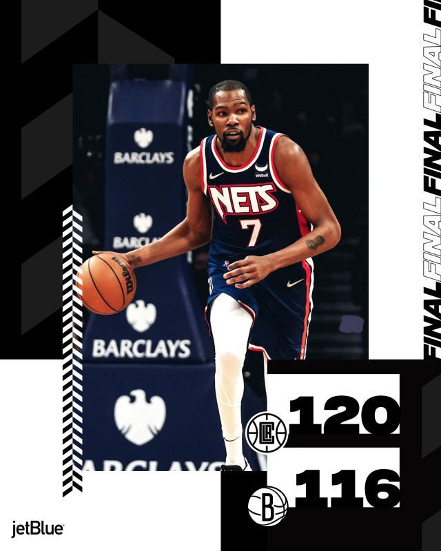 开云体育五大联赛-杜登62分不敌快艇三队 篮网自食其果首遭连败